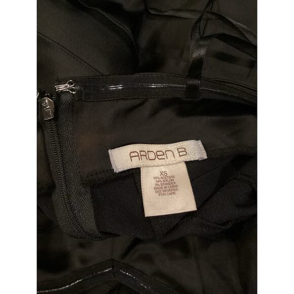 Arden B Strapless Bodycon Evening Formal date night Mini Dress bandage Black XS - Picture 7 of 7